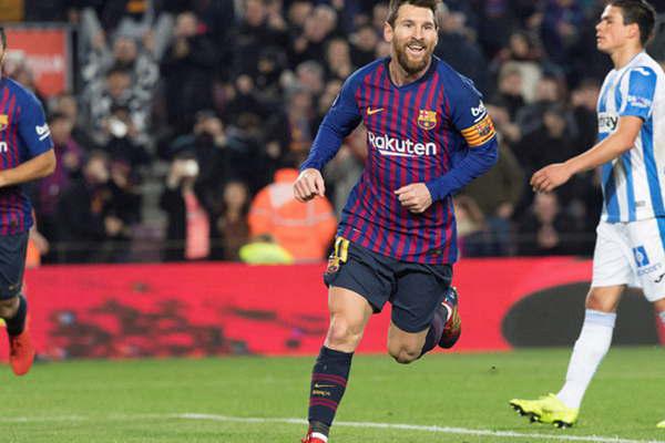 Messi  sentencioacute la victoria del Barcelona