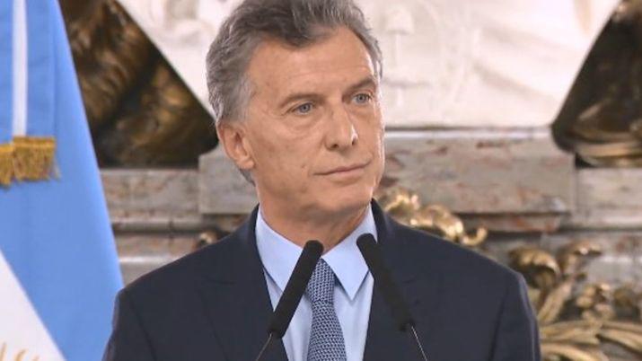 Macri- Hoy en Argentina el que las hace las paga
