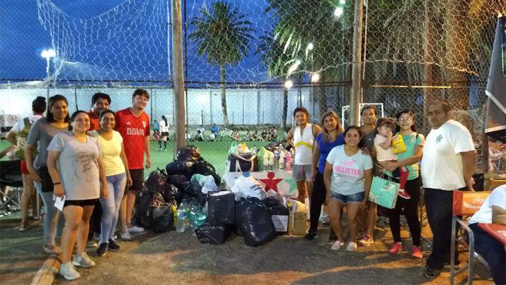 Realizaron un torneo de Fuacutetbol 5 solidario y anunciaron maacutes actividades