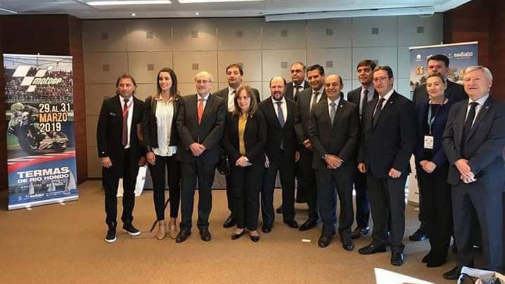 Se presentoacute exitosamente la fecha del MotoGP Argentina ante la prensa espantildeola