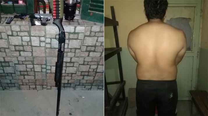 Amenazoacute con una escopeta a su hijastra porque no encontraba su dinero