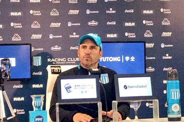 El Chacho Coudet muy ilusionado con su Racing 