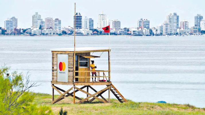 Punta del Este- Playas con bandera sanitaria por presencia de cianobacterias