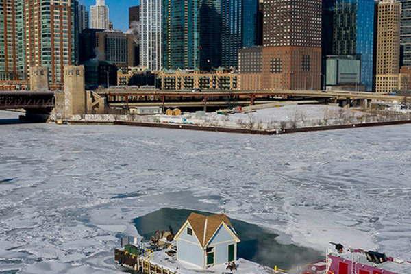 Las bajiacutesimas temperaturas del invierno en el norte se deben a un voacutertice polar