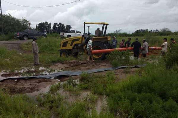 Las lluvias afectaron a unas 40 familias en el departamento Figueroa