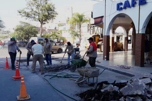 El municipio de Las Termas trabaja en el mantenimiento de las calles de la ciudad