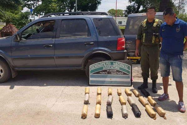 Detienen a un saltentildeo con maacutes de 25 kilos de cocaiacutena en la ruta 16