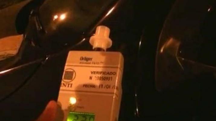 Demoran a un automovilista que triplicaba el nivel de alcohol permitido