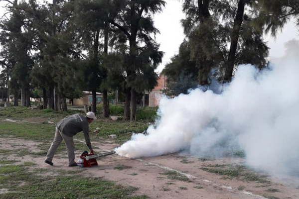El municipio bandentildeo intensifica los operativos de fumigacioacuten 