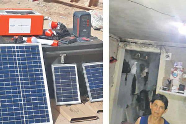 Beneficiaron con energiacutea solar  a familias rurales en El Deaacuten