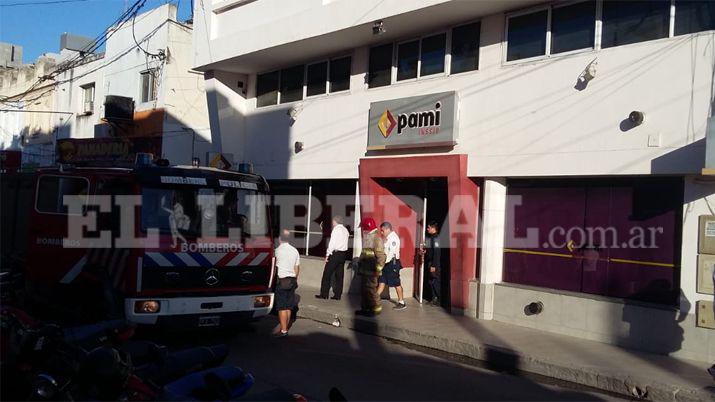 Principio de incendio en el Pami alteró el centro capitalino
