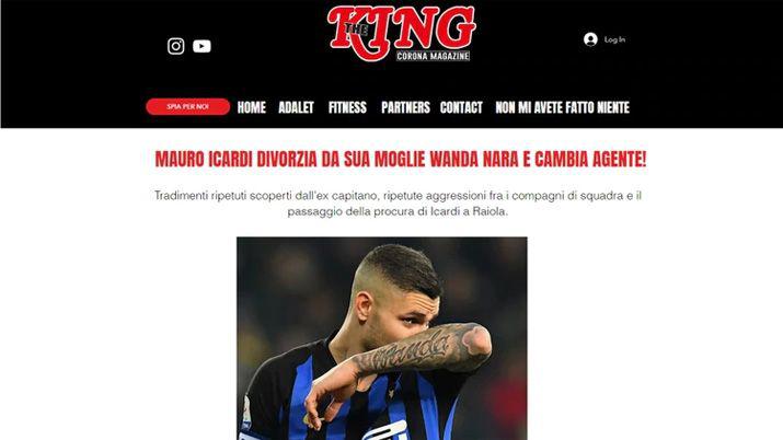 Conocida revista asegura que Icardi se divorcia de Wanda por una infidelidad
