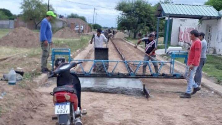 Mejoran las calles del barrio Islas Malvinas en la ciudad de Loreto