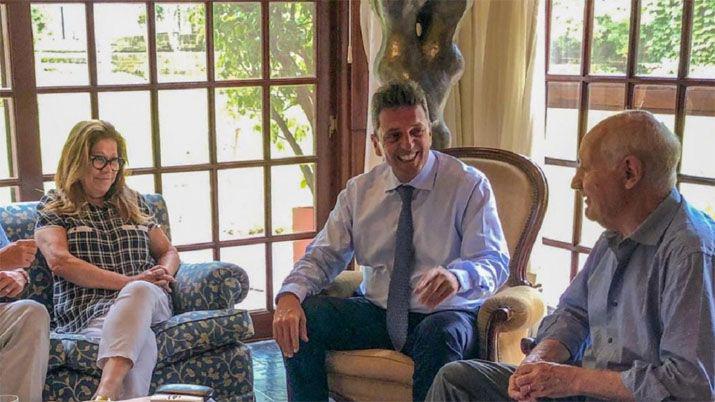 Sergio Massa se reunioacute con Roberto Lavagna