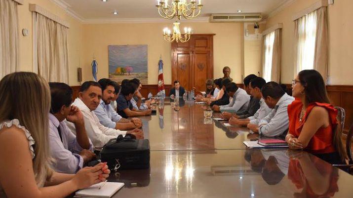 El gobernador se reunió con comisionados municipales