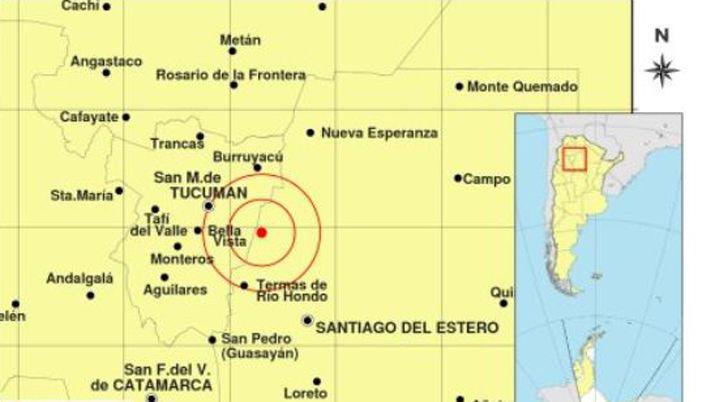 Un temblor sacudioacute a Santiago del Estero