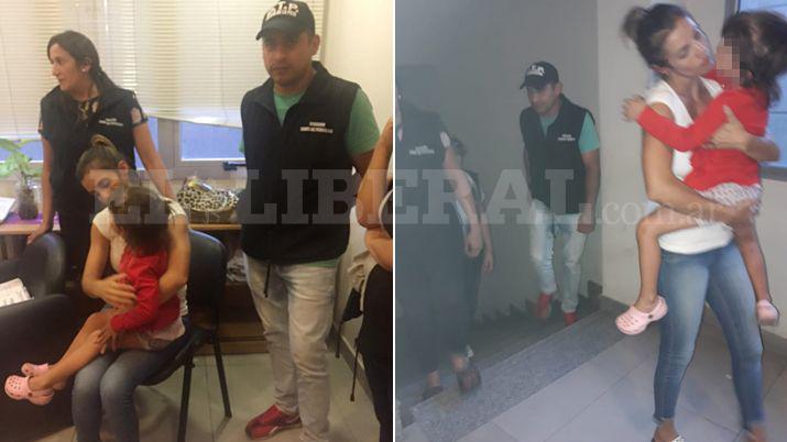 Restituyeron la menor a su madre y se reunieron esta tarde
