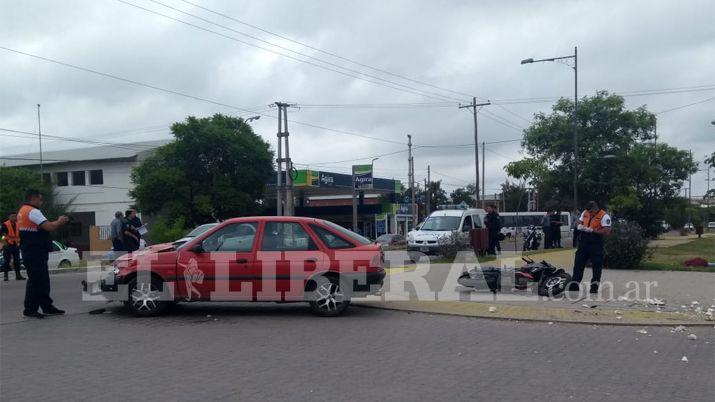 Motociclista perdioacute la vida en terrible choque sobre Avenida Belgrano