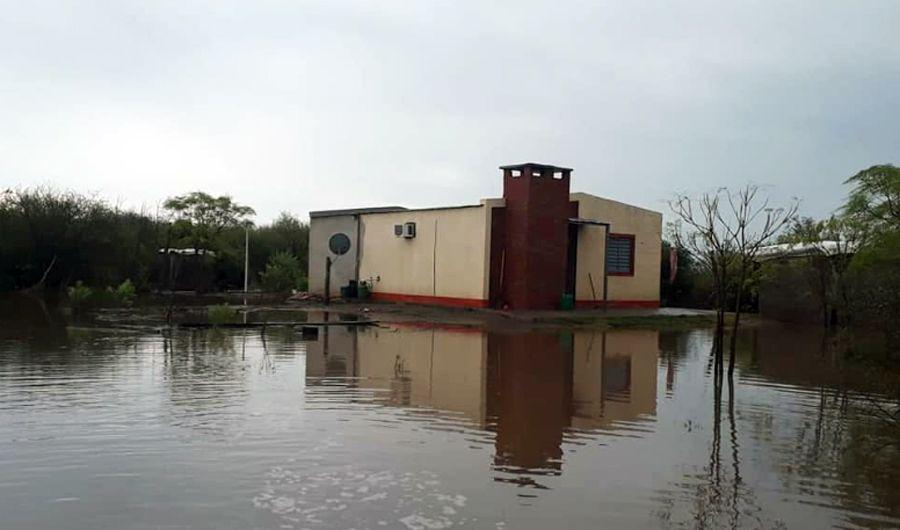 El sudeste provincial afectado por una copiosa lluvia