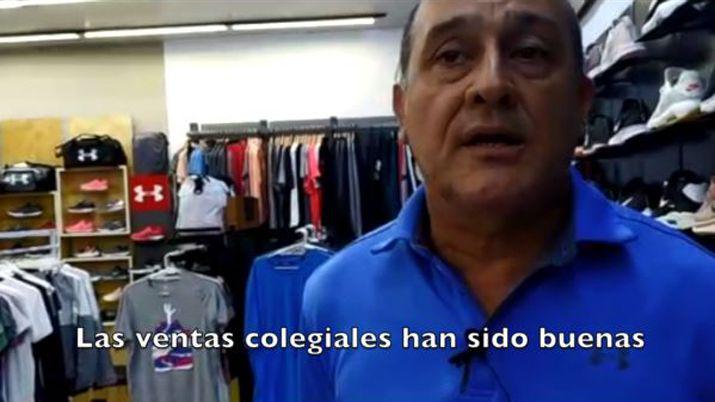 VIDEO  La situacioacuten actual en comercios deportivos de Santiago
