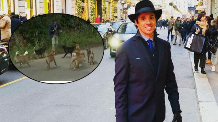 VIDEO Robertito Funes Ugarte fue atacado al aire por perros