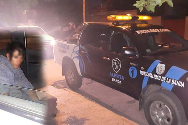 Alerta Banda atrapoacute a un sujeto que habiacutea robado