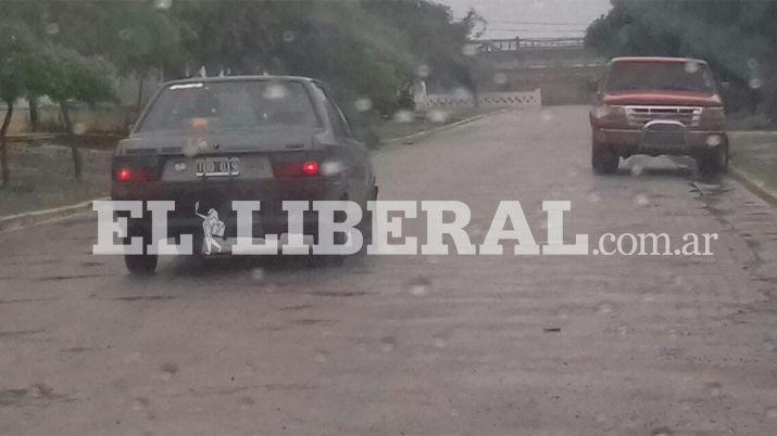 La lluvia se hizo presente en la localidad de Choya