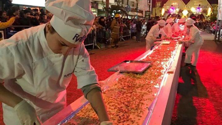 Bariloche prepara una barra de 200 metros para la Fiesta del Chocolate