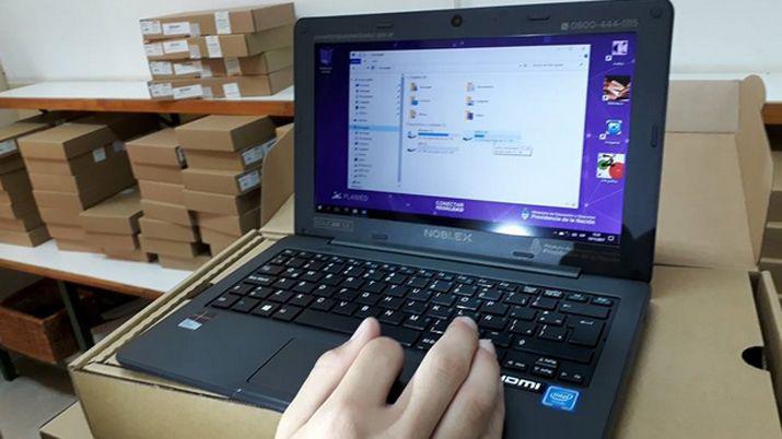 La computadora ubicada por la policía fue provista por el programa Conectar Igualdad