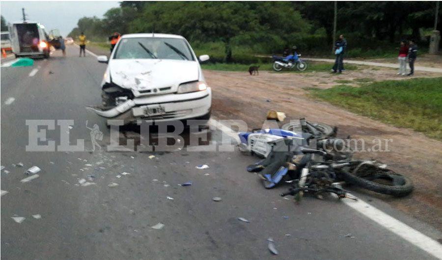Accidente en La Abrita se cobroacute la vida de un motociclista