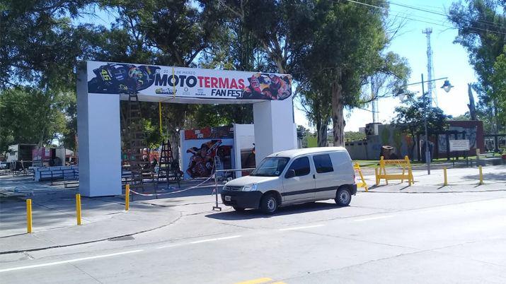 Comenzaron los preparativos de la Expo Moto Termas