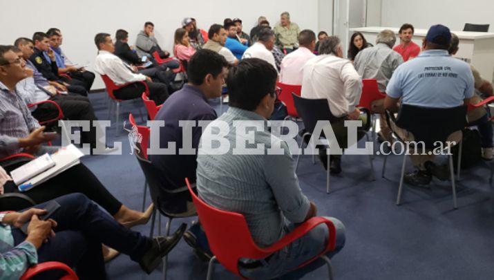 La reunión de las distintas autoridades tuvo lugar en el Autódromo Internacional de Las Termas