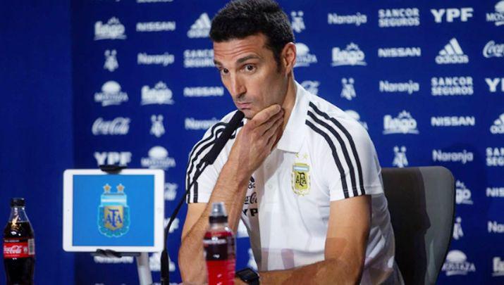 Lionel Scaloni analiza cambios para la Selección Argentina