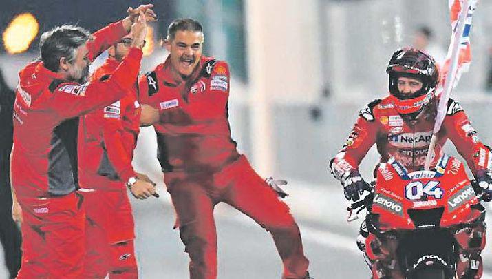 Rafiticaron la victoria de Dovizioso en Qatar