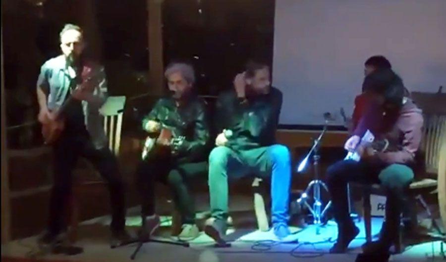 VIDEO Oberto y Raly Barrionuevo le pusieron muacutesica a la noche de San Antonio