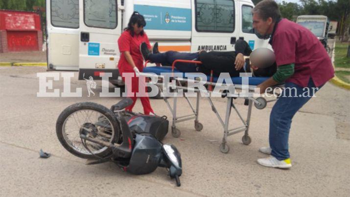 El menor de edad al momento de ser auxiliado y derivado al Hospital de Loreto