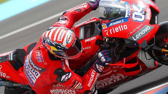MotoGP- El italiano Andrea Dovizioso se lucioacute en la FP2