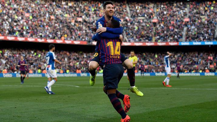 VIDEO Con goles de Messi el Barcelona ganoacute el claacutesico