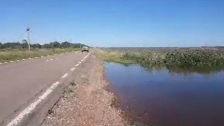 La ruta 89 permaneceraacute cortada hasta el lunes porque el agua socavoacute la banquina