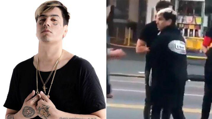 VIDEO Grabaron a Duki en una pelea a la salida de un boliche