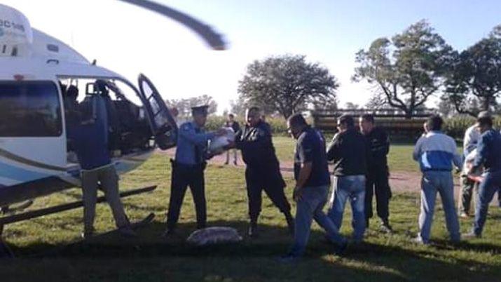 Asisten a vecinos del departamento Rivadavia afectados por la crecida del Riacuteo Dulce