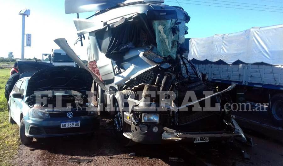 VIDEO Asiacute quedaron los vehiacuteculos involucrados en el choque