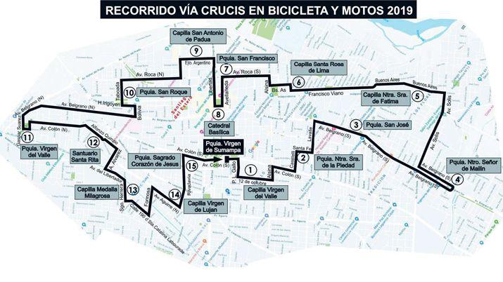 Miles de feligreses confirmaron su participacioacuten en la 35ordf edicioacuten del Viacutea Crucis en Bicicleta y Motos