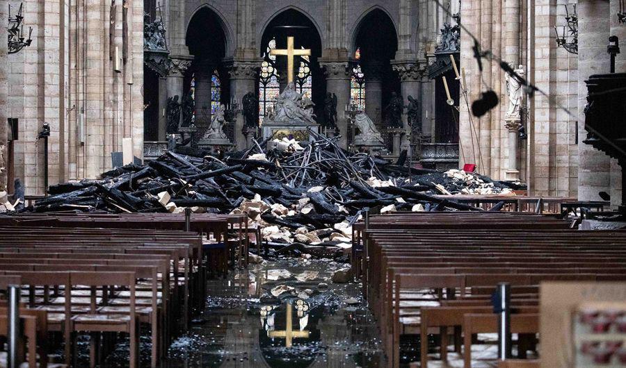 FOTOS  Notre Dame- el antes y despueacutes del incendio