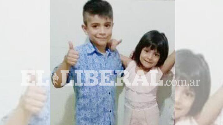 La pequeña Alejandra Nahir y su hermano Lionel Misael quien pelea por su vida