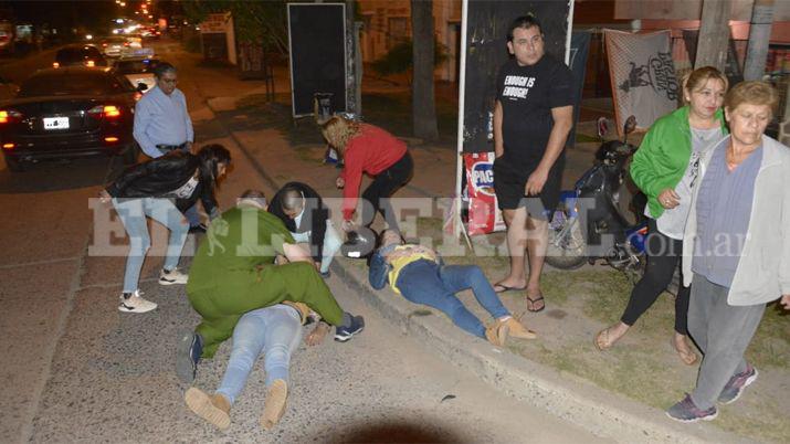 Choque frontal entre motos terminó con cuatro heridos
