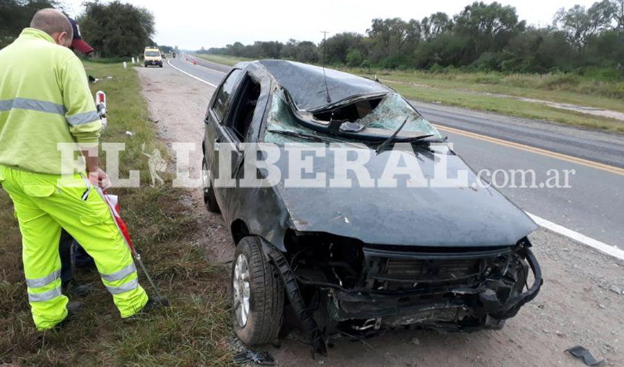Ruta 9- docente volcoacute y se salvoacute de milagro