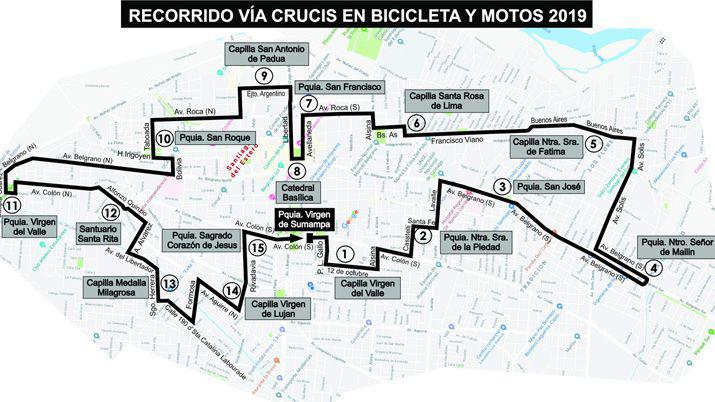 Hoy se realiza la 35ordf edicioacuten del claacutesico Viacutea Crucis en Bicicleta
