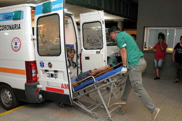 GRAVE El damnificado debió ser derivado de urgencia al Regional por la gravedad de las heridas que presentaba  