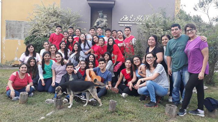 Alumnos del Mariacutea Auxiliadora participaron de retiro espiritual